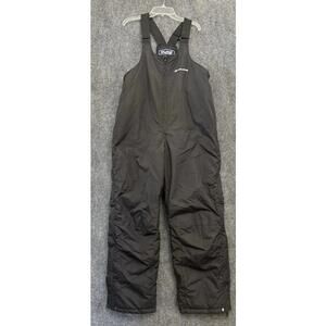 Black Snow Bib Overalls
